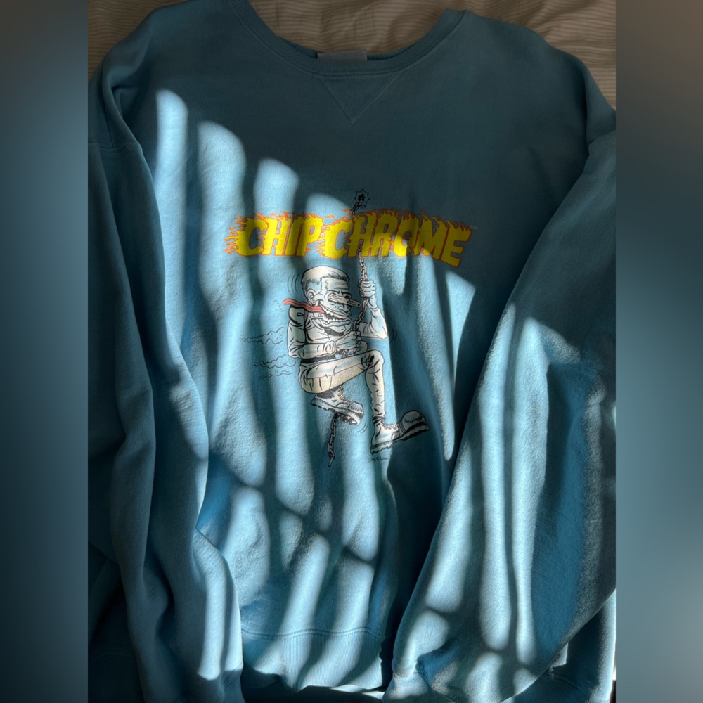 The neighborhood chip chrome crewneck